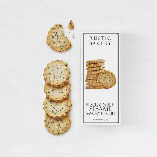 Rustic Bakery Black and White Sesame Biscuit