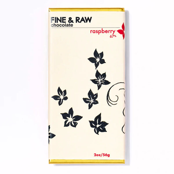 Fine & Raw Raspberry Chocolate Bar