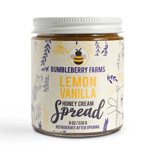 Bumbleberry Farms Lemon Vanilla Honey Cream Spread
