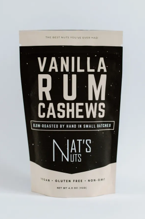 Nat's Nuts Cinnamon Vanilla Rum Cashews