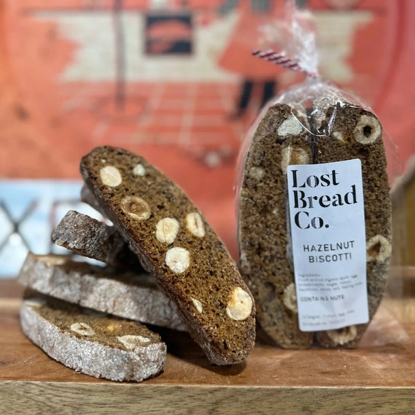 Lost Bread Co. Spelt Hazelnut Biscotti