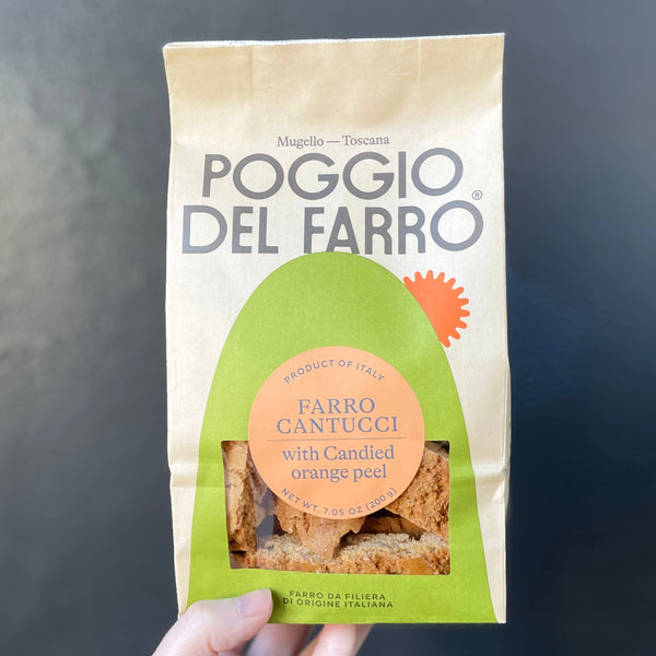 Poggio del Farro Farro Cantucci with Candied Orange