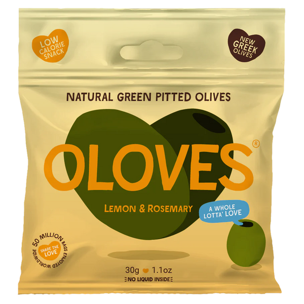 Ooloves Lemony & Rosemary Pitted Green Olives
