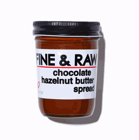 fine & raw chocolate hazelnut butter spread