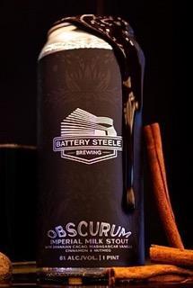 Battery Steele Obscurum Imperial Milk Stout SINGLE