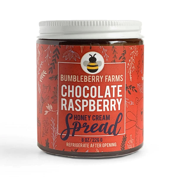 Bumbleberry Farms Dark Chocolate Raspberry Honey Cream Spread