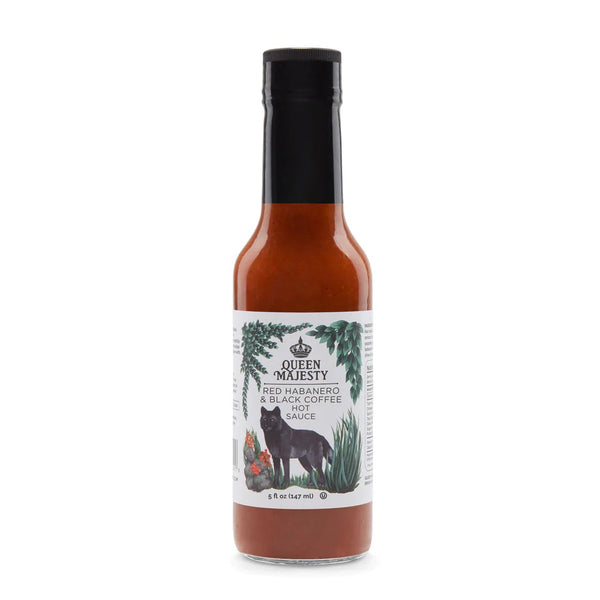 Queen Majesty Red Habanero Black Coffee Hot Sauce