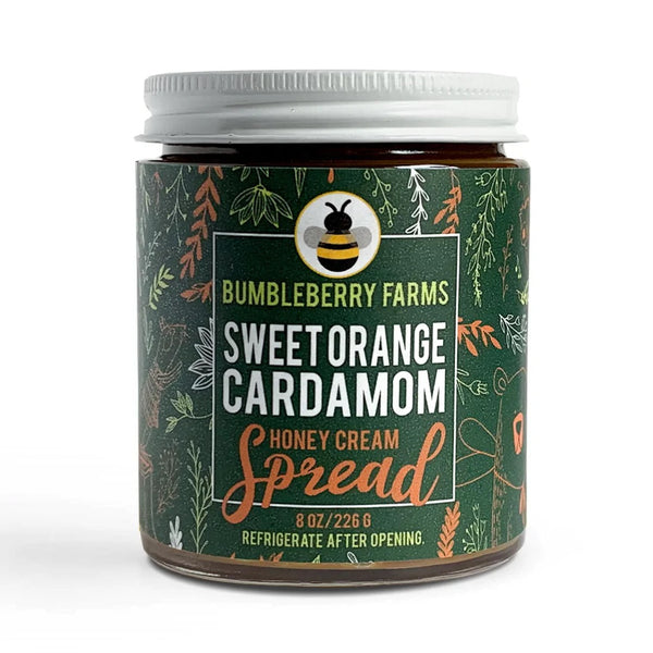 Bumbleberry Farms Sweet Orange Cardamom Honey Cream Spread