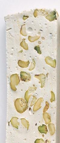 Tender Torrone bar with Almonds and Pistachios