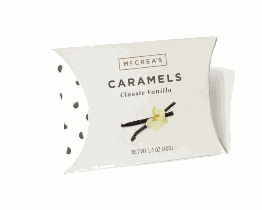 McCrea's Classic Vanilla Caramels 5pc Pillow