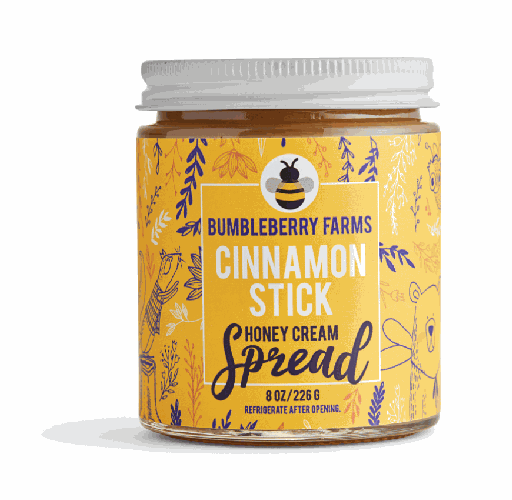 Bumbleberry Farms Cinnamon Stick Honey Cream Spread