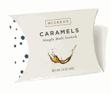 McCrea's Single Malt Scotch Caramels Pillow