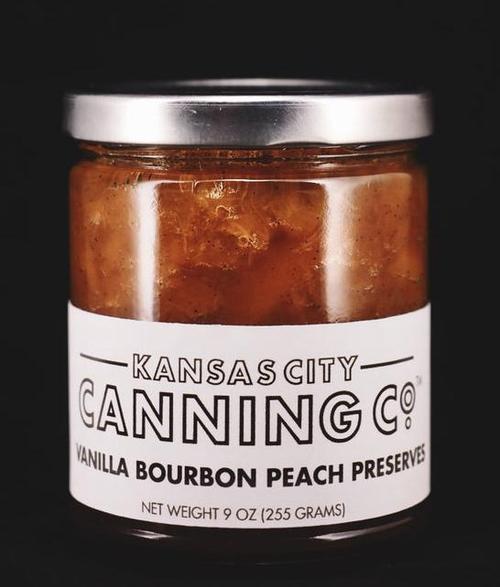 Kansas City Vanilla Bourbon Peach Preserves